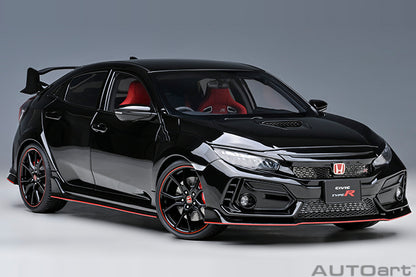 AUTOart 2021 Honda Civic Type R (FK8) Crystal Black Pearl 1:18