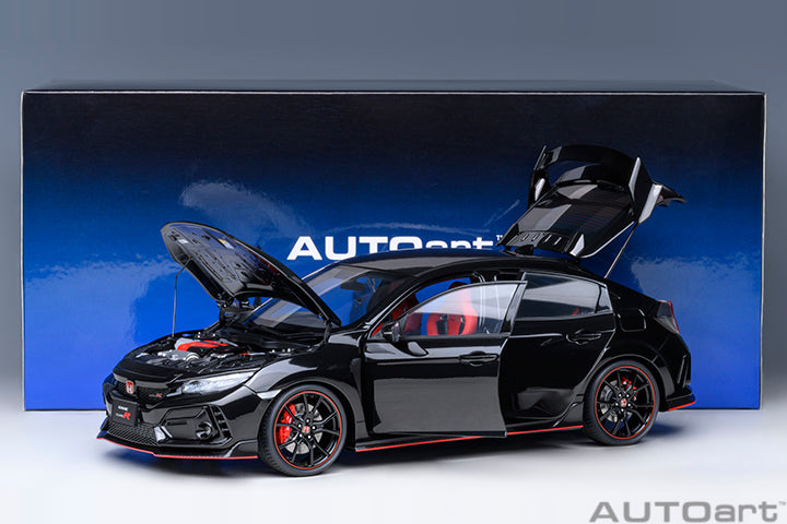 AUTOart 2021 Honda Civic Type R (FK8) Crystal Black Pearl 1:18