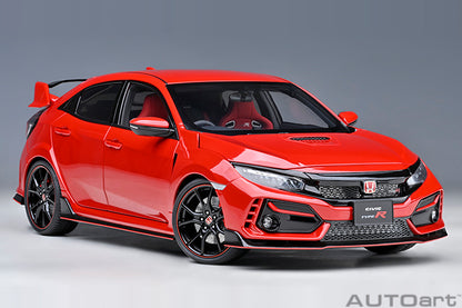 AUTOart 2021 Honda Civic Type R (FK8) Flame Red 1:18