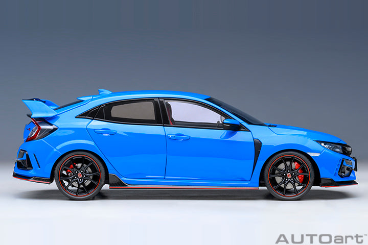 AUTOart 2021 Honda Civic Type R (FK8) Racing Blue Pearl 1:18