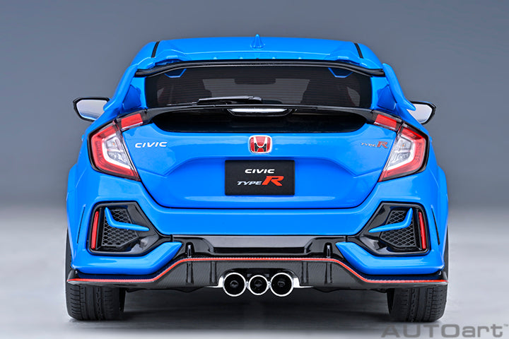 AUTOart 2021 Honda Civic Type R (FK8) Racing Blue Pearl 1:18