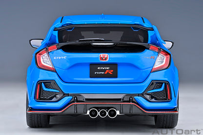 AUTOart 2021 Honda Civic Type R (FK8) Racing Blue Pearl 1:18