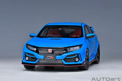 AUTOart 2021 Honda Civic Type R (FK8) Racing Blue Pearl 1:18