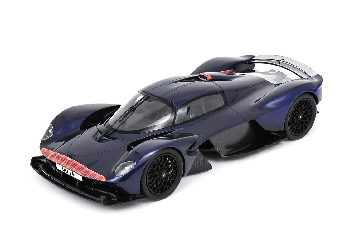 Schuco 2021 Aston Martin Valkyrie Liquid Petroleum Blue 1:18