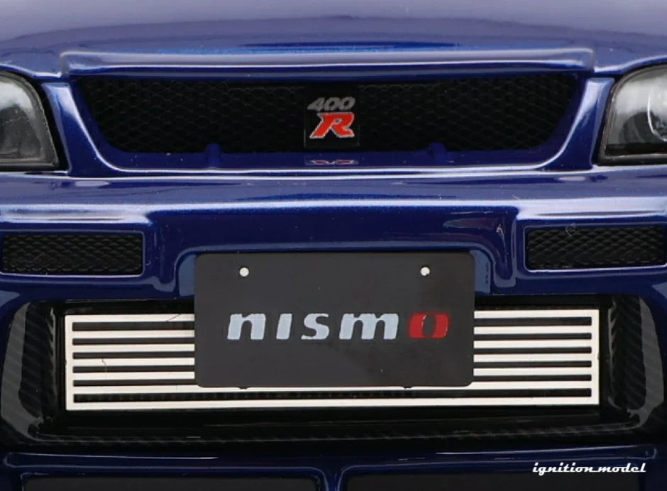 Ignition-Model Nissan Skyline GT-R 400r R33 (BCNR33) RHD Deep Marine Blue 1:18