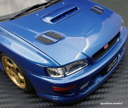 Ignition-Model Subaru Impreza WRX Type R STi Version V (GC8) Blue 1:18