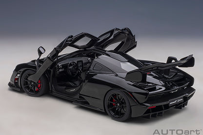 AUTOart Mclaren Senna Stealth Cosmos Black 1:18