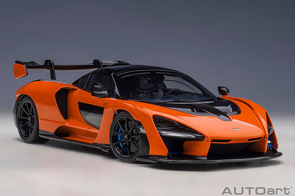 AUTOart Mclaren Senna Trophy Mira Orange 1:18