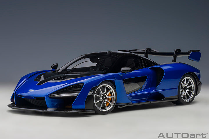 AUTOart Mclaren Senna Trophy Kyanos Blue 1:18