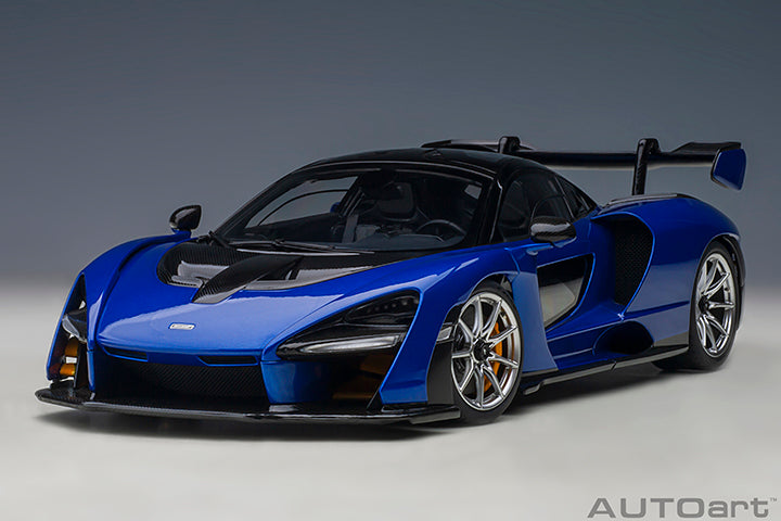 AUTOart Mclaren Senna Trophy Kyanos Blue 1:18