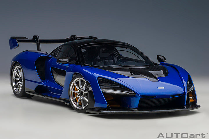 AUTOart Mclaren Senna Trophy Kyanos Blue 1:18