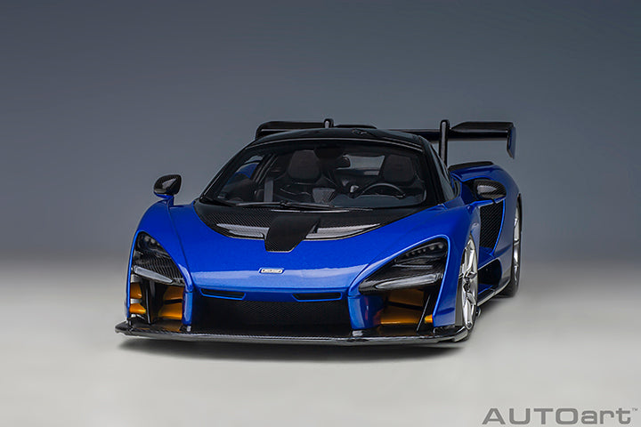 AUTOart Mclaren Senna Trophy Kyanos Blue 1:18