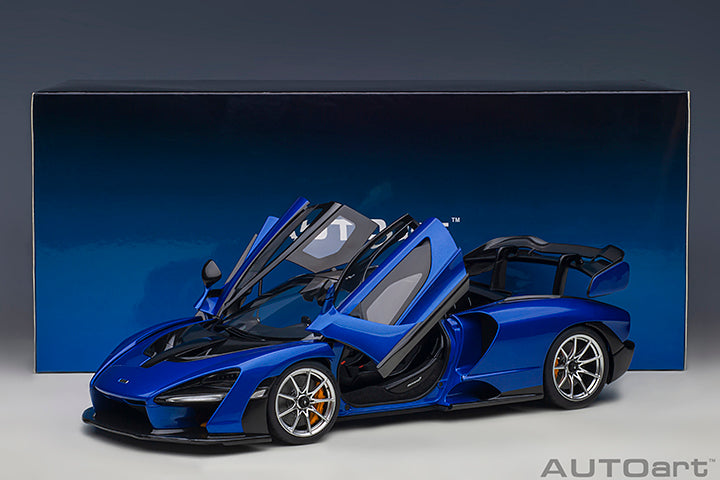 AUTOart Mclaren Senna Trophy Kyanos Blue 1:18