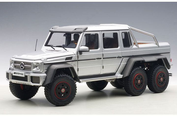 AUTOart Mercedes-Benz G63 AMG 6x6 G-Class Silver 1:18