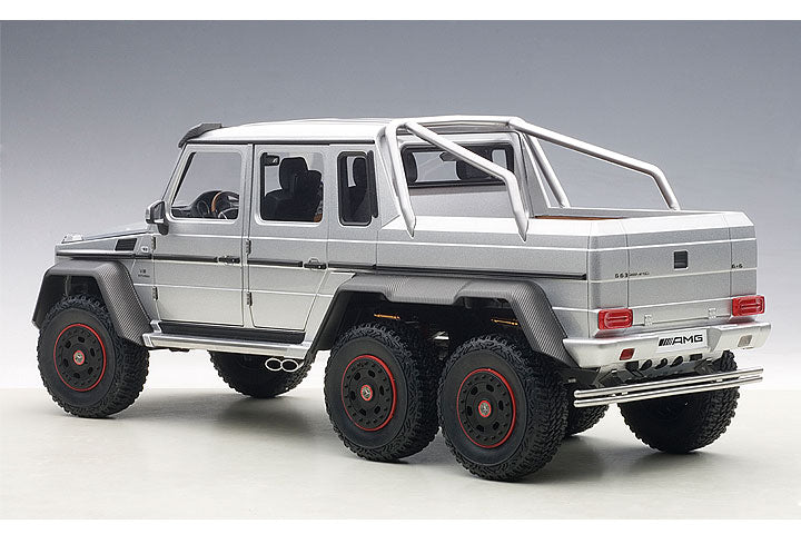 AUTOart Mercedes-Benz G63 AMG 6x6 G-Class Silver 1:18