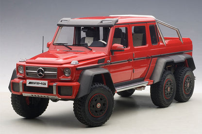 AUTOart Mercedes-Benz G63 AMG 6x6 G-Class Red 1:18