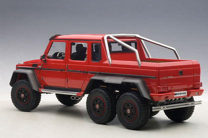 AUTOart Mercedes-Benz G63 AMG 6x6 G-Class Red 1:18