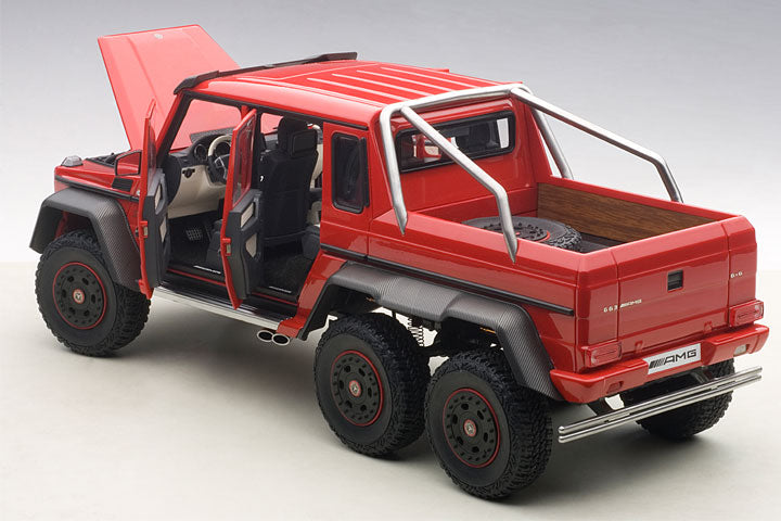 AUTOart Mercedes-Benz G63 AMG 6x6 G-Class Red 1:18