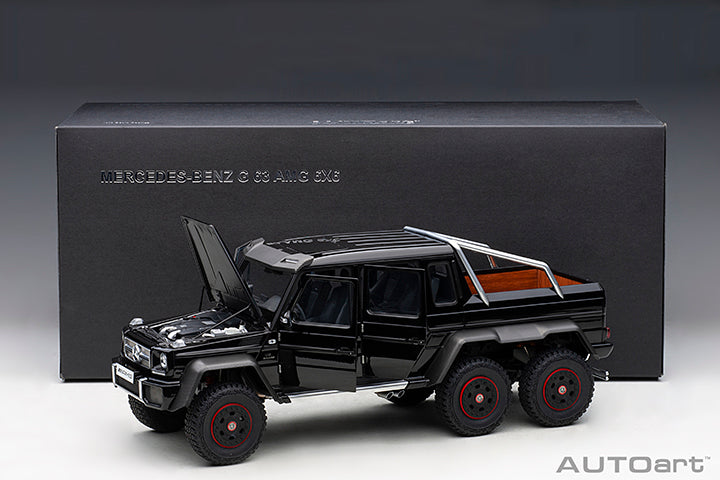 AUTOart Mercedes-Benz G63 AMG 6x6 G-Class Gloss Black 1:18