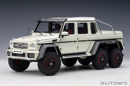 AUTOart Mercedes-Benz G63 AMG 6x6 G-Class Designo Diamond White 1:18