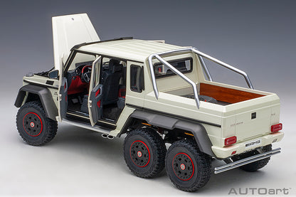 AUTOart Mercedes-Benz G63 AMG 6x6 G-Class Designo Diamond White 1:18