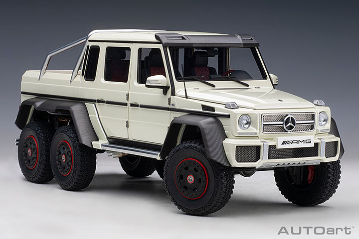 AUTOart Mercedes-Benz G63 AMG 6x6 G-Class Designo Diamond White 1:18