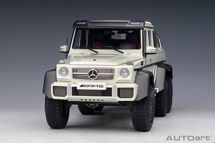 AUTOart Mercedes-Benz G63 AMG 6x6 G-Class Designo Diamond White 1:18