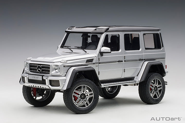 AUTOart Mercedes-Benz G500 4x4 2 G-Class Silver 1:18