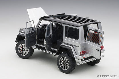 AUTOart Mercedes-Benz G500 4x4 2 G-Class Silver 1:18