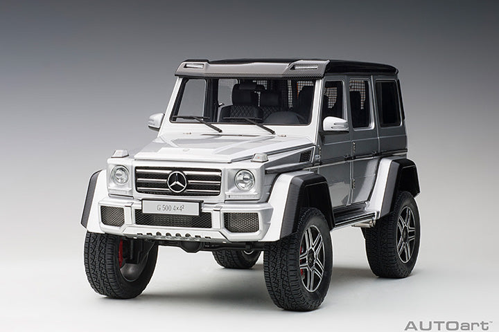 AUTOart Mercedes-Benz G500 4x4 2 G-Class Silver 1:18