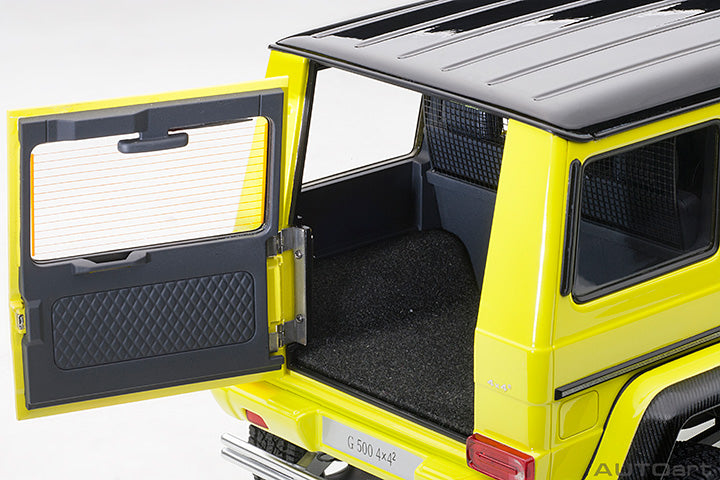 AUTOart Mercedes-Benz G500 4x4 2 G-Class Electric Beam Yellow 1:18