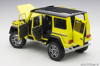 AUTOart Mercedes-Benz G500 4x4 2 G-Class Electric Beam Yellow 1:18