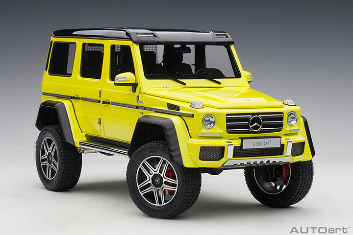 AUTOart Mercedes-Benz G500 4x4 2 G-Class Electric Beam Yellow 1:18