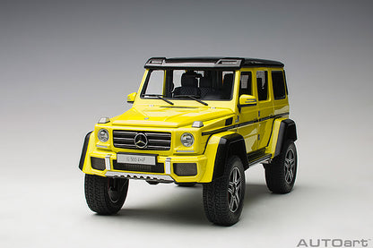 AUTOart Mercedes-Benz G500 4x4 2 G-Class Electric Beam Yellow 1:18