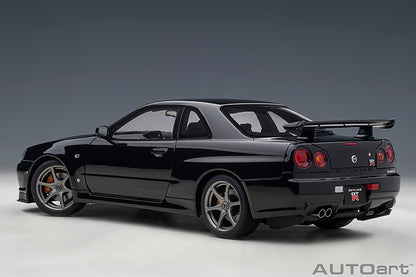 AUTOart 2001 Nissan Skyline GT-R (R34) V-Spec II Black Pearl 1:18