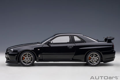 AUTOart 2001 Nissan Skyline GT-R (R34) V-Spec II Black Pearl 1:18