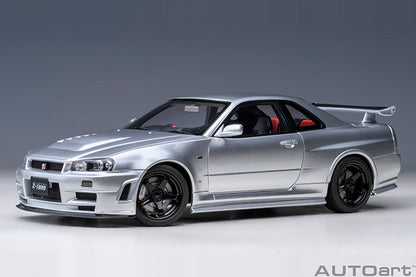 AUTOart 2001 Nissan Skyline GT-R (R34) Z-Tune Silver 1:18