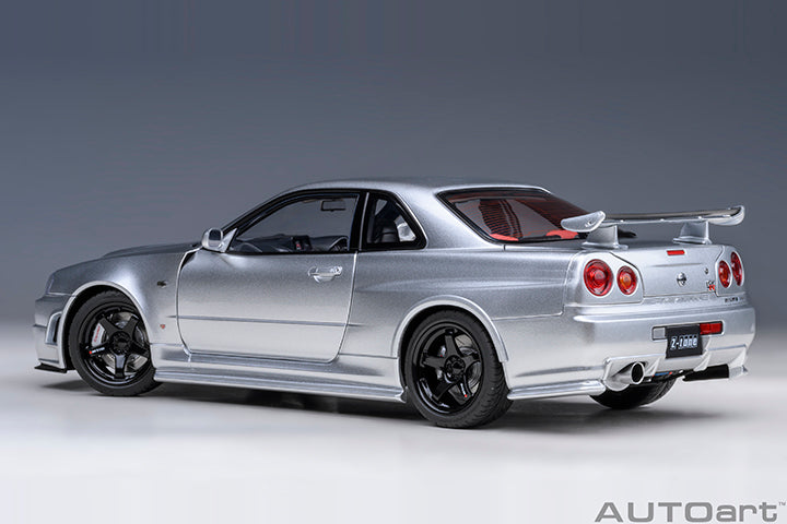 AUTOart 2001 Nissan Skyline GT-R (R34) Z-Tune Silver 1:18