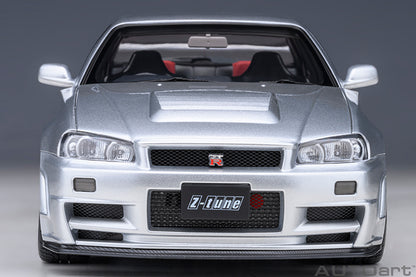 AUTOart 2001 Nissan Skyline GT-R (R34) Z-Tune Silver 1:18