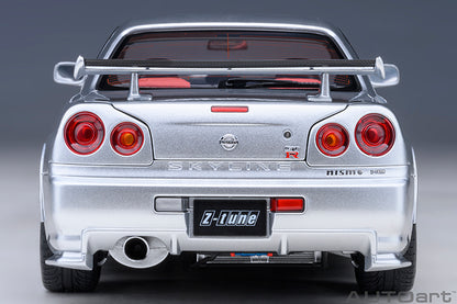 AUTOart 2001 Nissan Skyline GT-R (R34) Z-Tune Silver 1:18