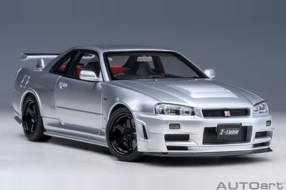 AUTOart 2001 Nissan Skyline GT-R (R34) Z-Tune Silver 1:18