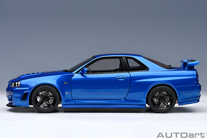 AUTOart 2001 Nissan Skyline GT-R (R34) Z-Tune Bayside Blue 1:18