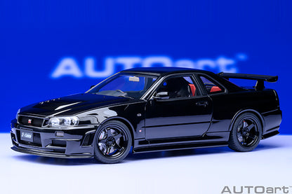 AUTOart 2001 Nissan Skyline GT-R (R34) Z-Tune Black Pearl 1:18