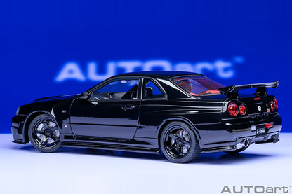 AUTOart 2001 Nissan Skyline GT-R (R34) Z-Tune Black Pearl 1:18