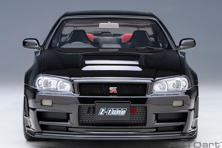 AUTOart 2001 Nissan Skyline GT-R (R34) Z-Tune Black Pearl 1:18