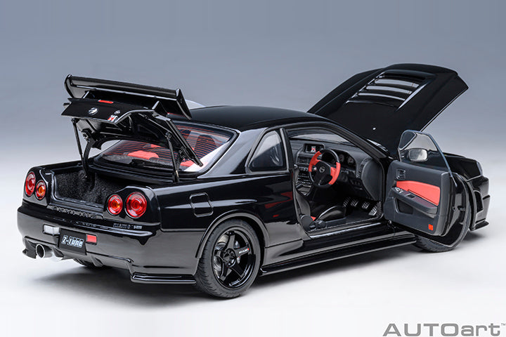 AUTOart 2001 Nissan Skyline GT-R (R34) Z-Tune Black Pearl 1:18