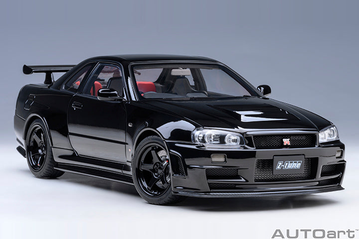 AUTOart 2001 Nissan Skyline GT-R (R34) Z-Tune Black Pearl 1:18