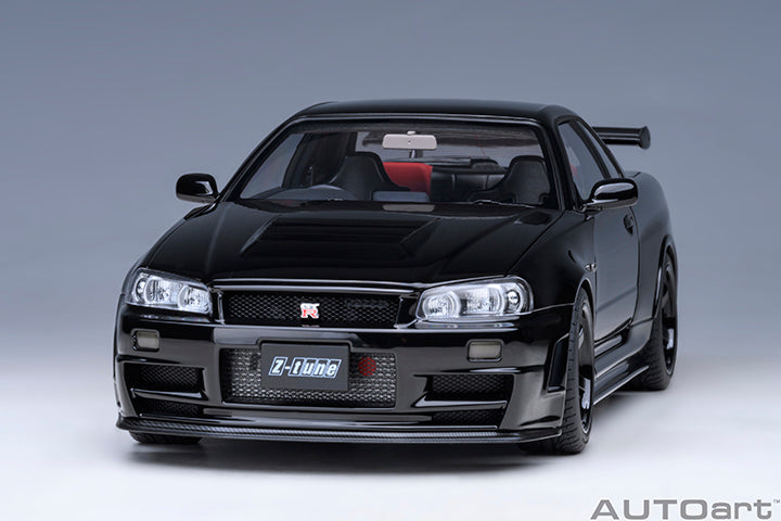 AUTOart 2001 Nissan Skyline GT-R (R34) Z-Tune Black Pearl 1:18