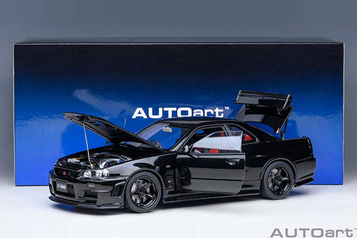 AUTOart 2001 Nissan Skyline GT-R (R34) Z-Tune Black Pearl 1:18