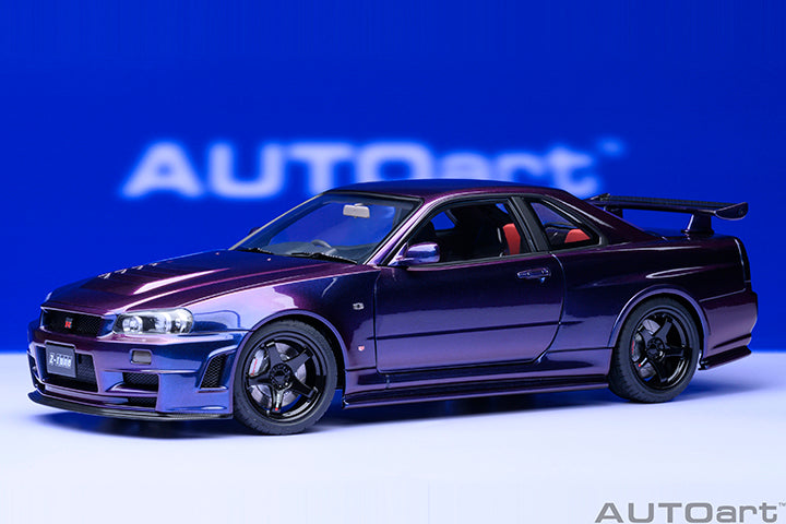 AUTOart 2001 Nissan Skyline GT-R (R34) Z-Tune Midnight Purple 1:18